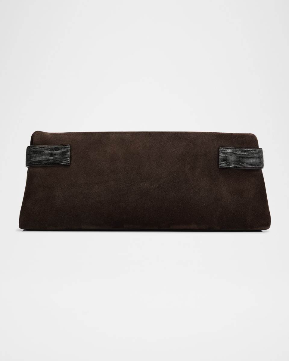 Essence Medium Suede Pouch Bag
